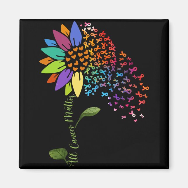 All Cancer betyder att dagen för medvetandegörande Magnet (Framsidan)