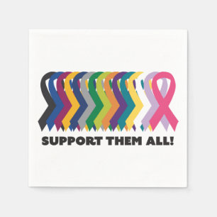 All Cancer Medvetenhet Pappersservett