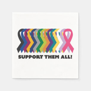 All cancermedvetenhet pappersservett