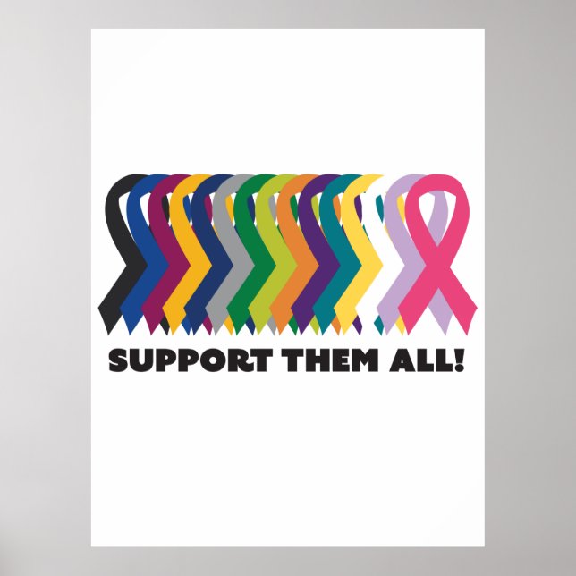All cancermedvetenhet poster (Framsidan)