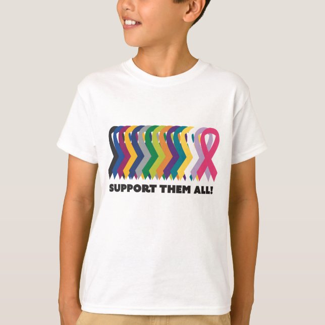 All cancermedvetenhet t shirt (Framsida)