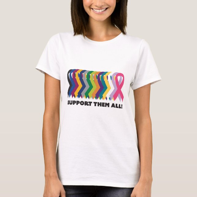 All cancermedvetenhet t shirt (Framsida)