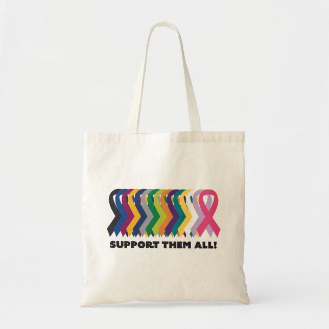 All cancermedvetenhet tygkasse (Framsidan)