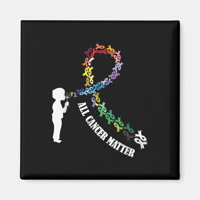 All Cancer's Awareness säger: World Cancer Day Magnet (Framsidan)