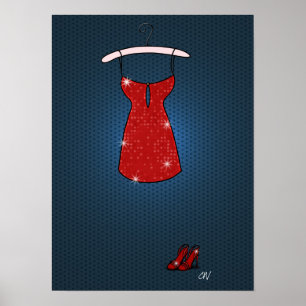 "All den där Glittren skriver ut Poster