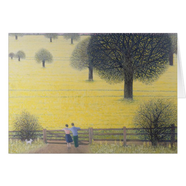 All den gult hälsningskort (Framsidan Horizontal)