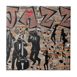 ALL DEN JAZZ KAKELPLATTA