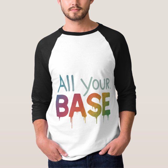 All din bas t shirt (Framsida)