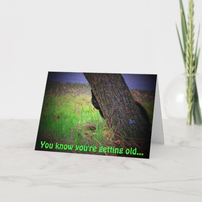 All elak för de stearinljus som du får gammal kort (Framsida)