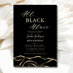 All Elegant för Black Affair Agate-Födelsedagsfest Inbjudningar<br><div class="desc">Fira i stil med denna All Black Affair Födelsedagsfest Modern Elegant-inbjudan, det perfekt sättet att tillkännage en oförglömlig kväll. Den här eleganta och sofistikerade designen har en slående svart bakgrund med minimalistiska accenter för ett litet klassskikt. Anpassa den med din händelseinformation för att ange tonen för chicen firande. Vare sig...</div>