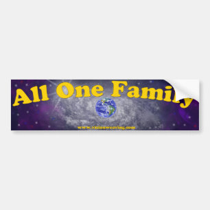 All en familjen bildekal