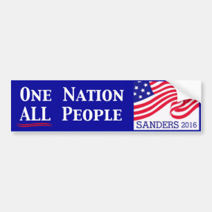 All en nation, bemannar bildekal