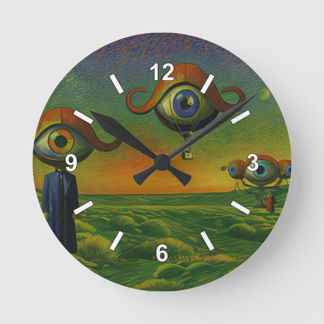 All eyes rund klocka (Framsida)