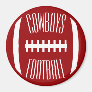 All Färg & Anpassningsbar Text Football Coach Coac Magnet