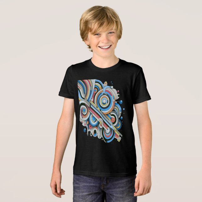 All Färg Rainbow Palette Artdesign T-Shirt (Framsida Full)