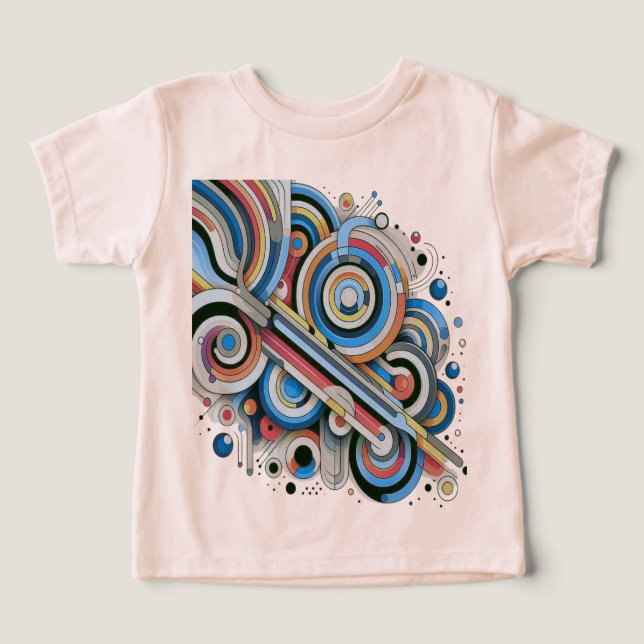 All Färg Rainbow Palette Artdesign T-Shirt (Design Framsida)