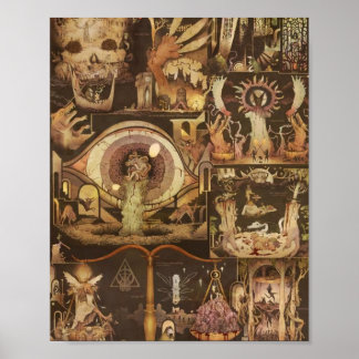 All Fertion Vildhjarta Masstaden under Vatten Poster