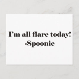 All Flare -Text Vykort