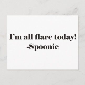 All Flare -Text Vykort