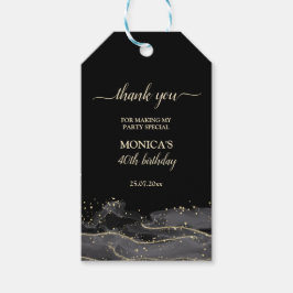 All födelsedagsfest-elegant för svarta ärenden presentetikett