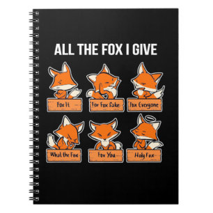 All Fox I Ge Anteckningsbok