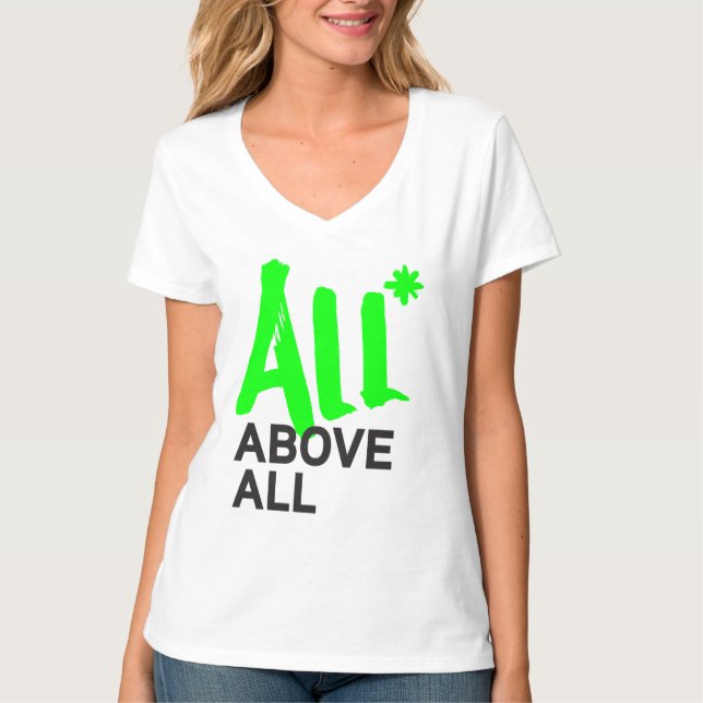 All* framför allt tee shirt (Framsida)