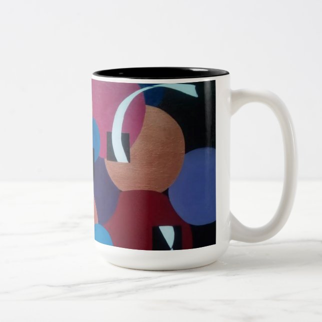 All fred till och med den rånar Två-Tonad mugg (Höger)