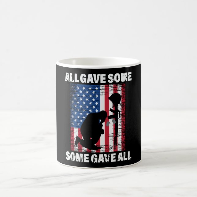 All Gave Some , Some Gave All - USA Army Kaffemugg (Center)