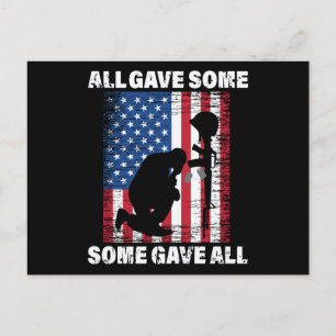 All Gave Some , Some Gave All - USA Army Vykort