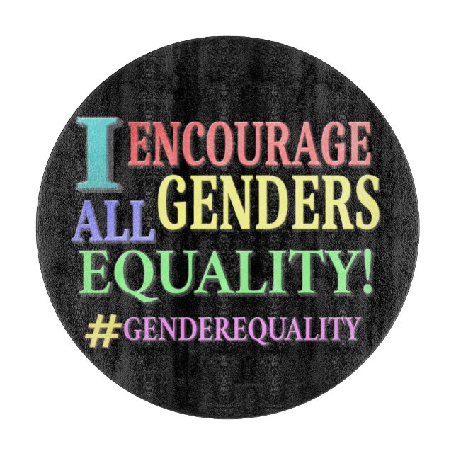 "ALL GENDERS JÄMSTÄLLDHET" Cute Design. Köp nu (Framsidan)