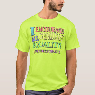 "ALL GENDERS JÄMSTÄLLDHET" Cute Design. Köp nu T Shirt