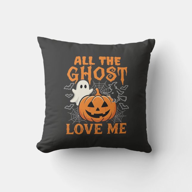 All Ghost Love Me Halloween Design_1 Kudde (Framsida)