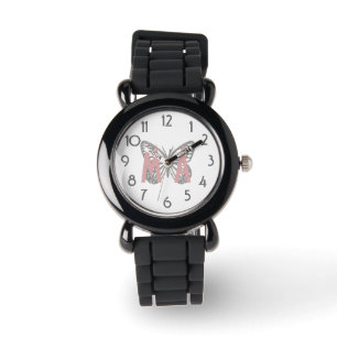 All Glitter Butterfly Add Initialer Watch Armbandsur
