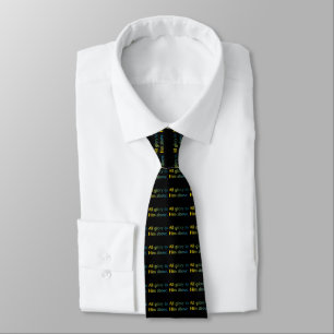 All Glory to honom (Tropical Text) Tie Slips