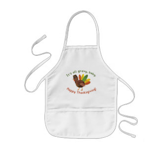 All Gravy, Thanksgiving Barn Apron Barnförkläde