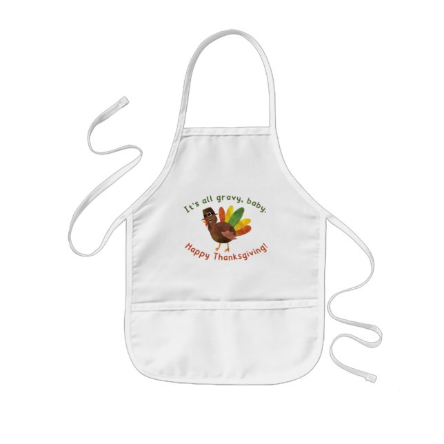 All Gravy, Thanksgiving Barn Apron Barnförkläde (Framsidan)