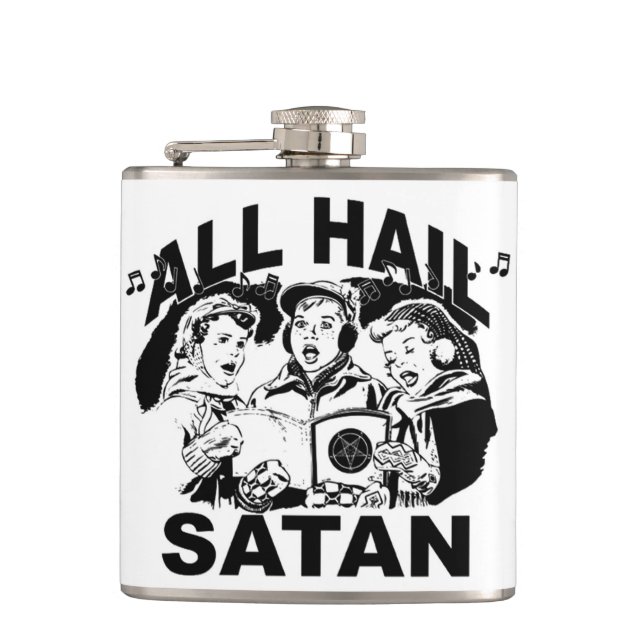 All hagelSatan flaska Fickplunta (Framsidan)