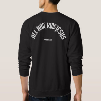 "ALL HAIL KUNG JESUS BLACK SWEATSHIRT