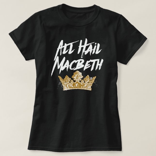 All Hail Macbeth Tröja (Design framsida)