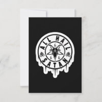 All Hail Satan Goat Gift Julafton Gift