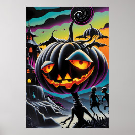 All Hail the Pumpkin-Sak - Ken Gage Art Poster