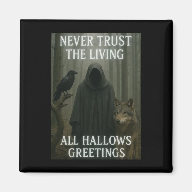 All Hallow Halloween Gholyst Magnet (Framsidan)