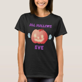 All Hallow Kväll Halloween Pumpkin och Spöken T Shirt