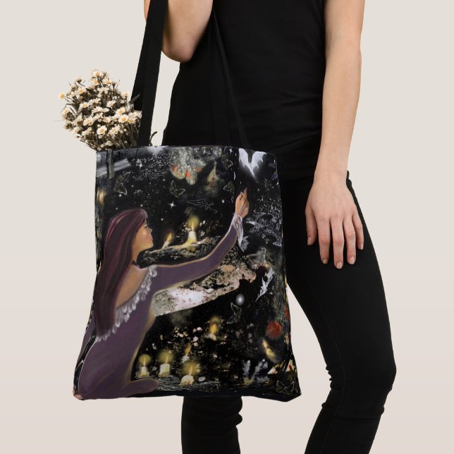 All Hallow Kväll Tygkasse (Närbild)