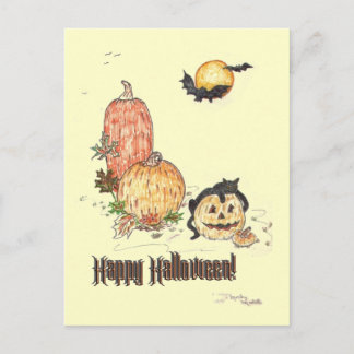 All Hallow Kväll Vykort