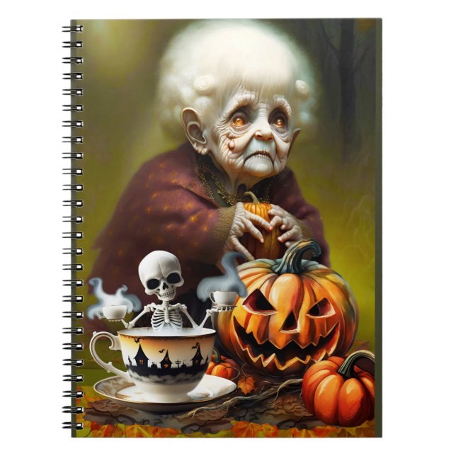 All Hallow Tea Time Anteckningsbok (Framsidan)