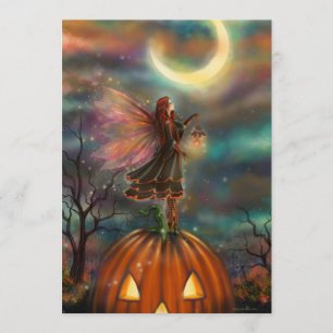 All Hallows Eve Lägenhetsinbjudan Inbjudningar