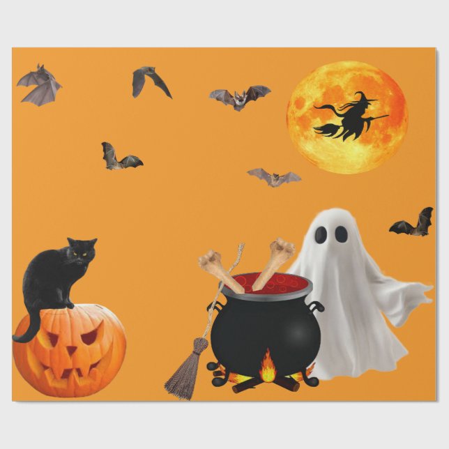 All Hallows Eve Presentpapper (Platt)