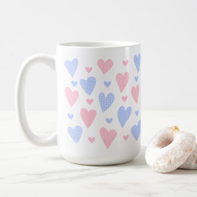 All Heart 🌸 kaffe mugg 15oz (Med munk)