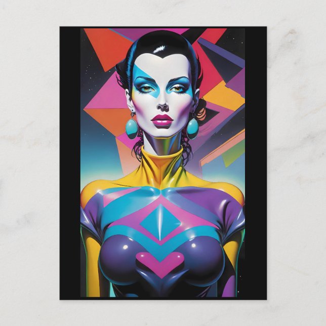 All Heart Plus Latex Vykort (Framsida)